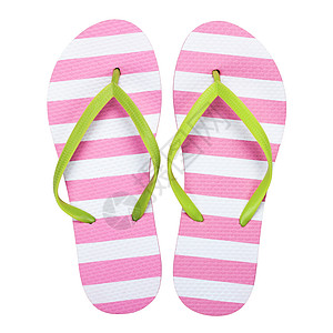 翻翻浮人字丁字裤旅行白色绿色粉色海滩失败凉鞋拖鞋图片