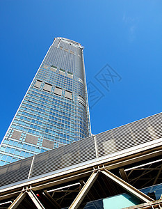 现代天际建筑公司金融天空摩天大楼城市办公室商业蓝色建筑学太阳图片