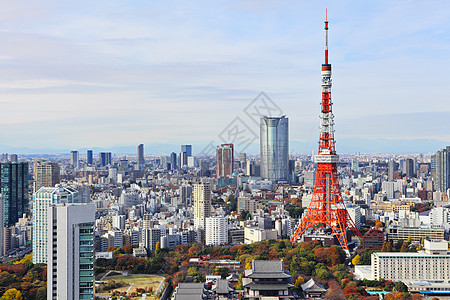 东京市风景晴天建筑建筑学城市场景公寓景观住房天际天空图片