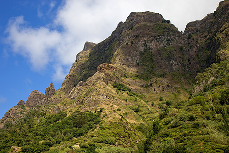 山脉荒野岩石蓝色远景石头太阳顶峰旅游地球首脑图片