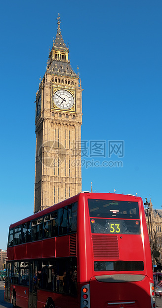 Big Ben - 威斯敏斯特市著名的钟塔图片