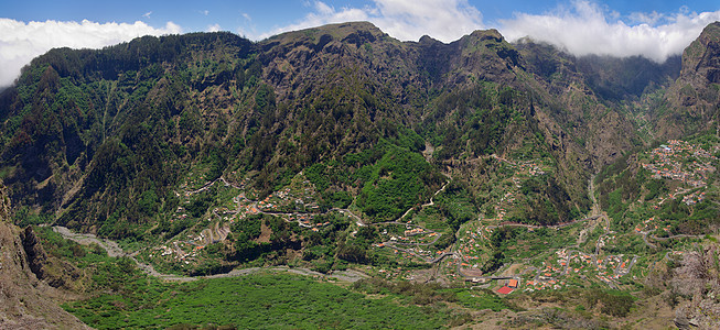 马德拉山谷全景图片