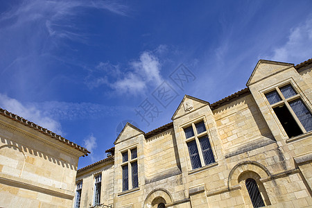 圣埃米利翁天空房屋历史旅游葡萄园全景地标瓷砖建筑学教会图片