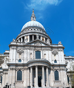 伦敦圣保罗大教堂风格建筑地标天空天花板先生教会吸引力宗教石头图片