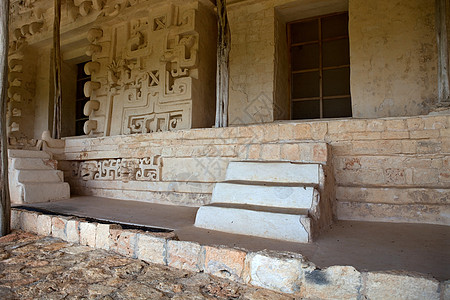 埃克巴拉姆纪念碑寺庙脚步建筑学金字塔丛林楼梯文化旅行浴衣图片