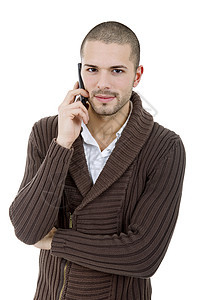 调来电话成人公司细胞青年企业家衬衫拉丁男性白色男生图片