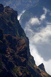 山脉远足风景地球天气岩石旅游蓝色远景顶峰太阳图片