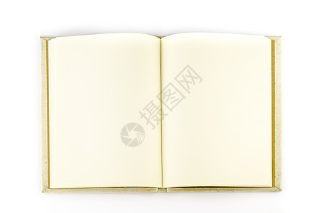 打开日记空白杂志笔记本软垫页数写作规划师办公室白色商业图片