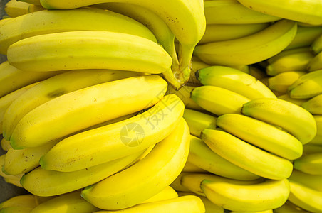 香蕉水平画幅摊位水果零售食物杂货生产市场街头市场图片