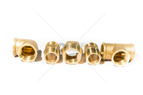 黄铜水龙头器具管道修理古董安装阀门金属龙头技术管子图片