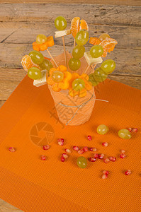 水果鸡尾酒分类儿童变化美食甜点营养橙子饮食创造力盘子图片