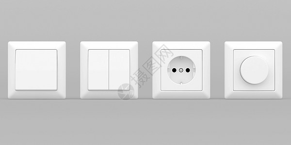 开关和套接字连接器器具活力插头白色力量房子电气塑料电压图片