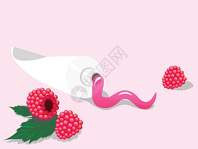 用 raspberry 牙膏图片