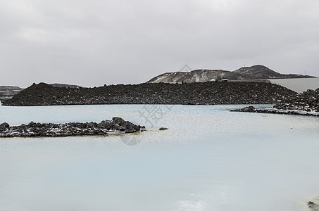 冰原中的蓝色环礁湖白色海洋冰河沙龙水平冰山气候冰川地形全球图片