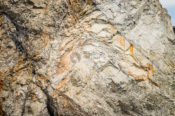 采石场的石灰岩天空矿石岩石材料花岗岩工业地面矿物碎石矿业图片