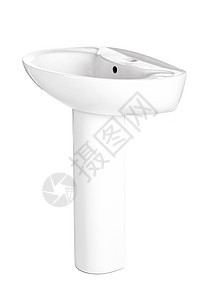 陶瓷槽脸盆站立浴室圆形白色卫生管道制品卫生间洗手间图片