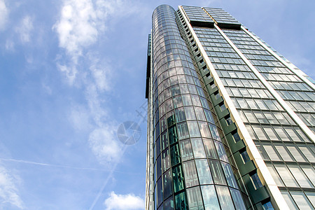 法兰克福的现代建筑摩天大楼地标窗户城市金融房地产首都反射生长力量图片