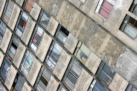 圣保罗的破败立面首都房地产市中心城市废墟摩天大楼公寓天际大厦房子图片