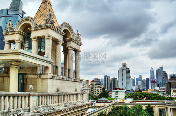 上海文化蓝色纪念碑艺术建筑石头中心旅行天空展览图片