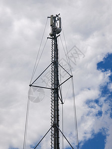 通讯塔建筑学桅杆技术金属电讯互联网远程天线播送上网图片