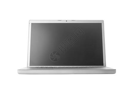 带灰色屏幕的膝上型电脑网络软垫金属互联网监视器剪裁钥匙商业键盘桌面图片