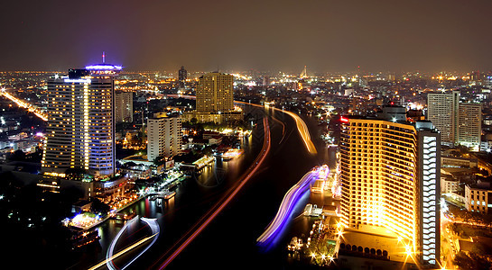 曼谷城市风景广场摩天大楼旅行外观尾巴景观日落公寓酒店省会图片