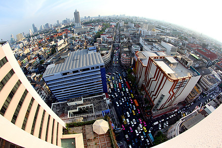 曼谷城市风景建筑学都市商业酒店省会天际城镇城市摩天大楼景观图片
