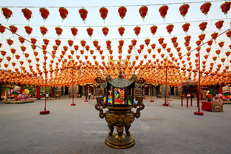 中国灯笼目的地寺庙节日文化娱乐红色庆典建筑学宗教旅游图片