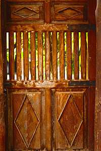 旧门房子木头背景图片