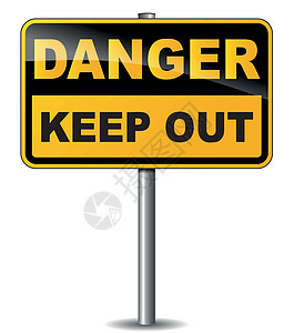 留出符号危险安全黄色风险插图黑色财产警告金属注意力图片
