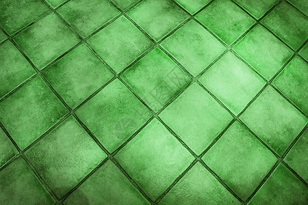 绿色瓷砖的背景表面图片