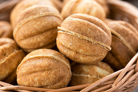 Cookies 饼干坚果烹饪营养篮子美食养分厨房甜点小吃烘烤图片