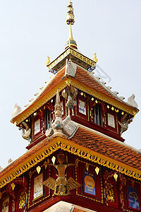 广场Buddha大厅一角文化古董宝石工作棕色竹子镜子金子手工装饰品图片