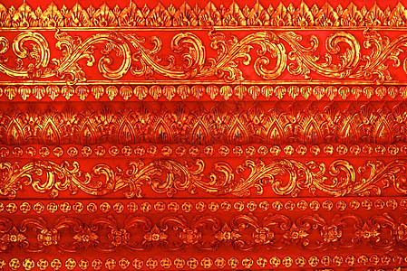 Stucco 工作文化金子手工装饰品红色宝石古董竹子艺术镜子图片
