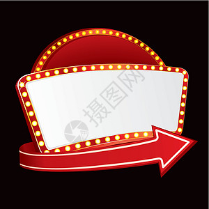 聚会请柬红色剧院框架广告牌俱乐部展示欢迎驾驶入口横幅图片