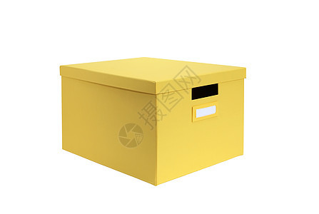 黄盒空白纸盒零售功能购物货物运输正方形包装棕色图片