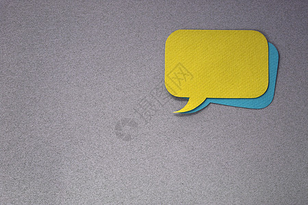 对话框框聊天空白卡通片插图讨论讲话灰色艺术盒子黄色图片
