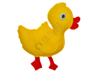鸭羊毛玩物玩具毛毡动物手工黄色图片