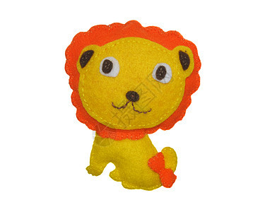 狮子动物羊毛玩具玩物手工毛毡金鱼图片