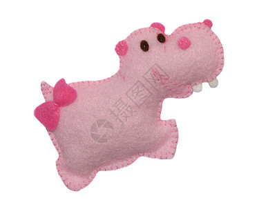希波玩具羊毛手工粉色玩物毛毡动物图片