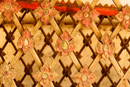 古泰艺术镜子手工竹子古董工作奢华宝石红色装饰品金子图片