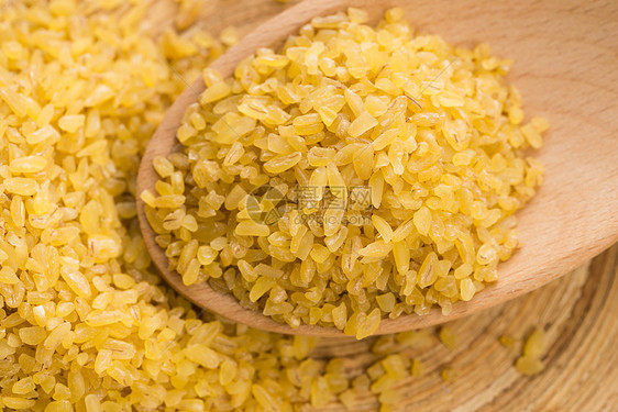木勺木质小麦食物硬粒起源蔬菜营养美食盘子饮食小吃草本植物图片