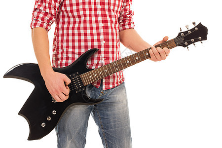 音乐 特制 音乐手握电子吉他男性吉他手手指音乐家歌曲音乐会独奏男人乐器木头图片