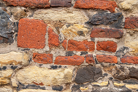 石墙的一部分 背景或质地岩石历史房子技术墙纸地面石膏石头材料建筑学图片