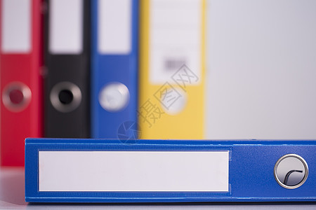 蓝商务夹贴纸工作文件夹商业文具标签文书图片