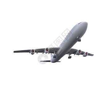 数字生成的白色图形平面飞行飞机绘图旅游航班计算机航空旅行图片