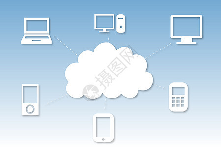 带有图标的云计算图形绘图电脑计算机手机笔记本技术计算平板屏幕药片图片