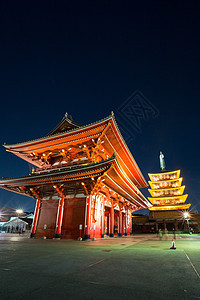东京圣宗二寺神道城市红色寺庙佛教徒天空建筑学神社宝塔建筑图片