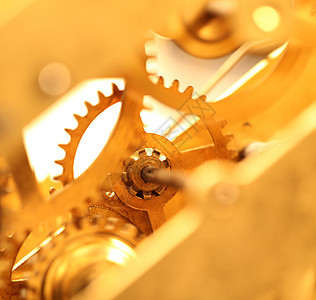 时钟机制乡愁机器宏观运动轴承工程车轮齿轮古董机器人图片