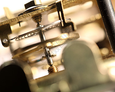 时钟机制古董乡愁轴承工程机械传动引擎宏观运动口径图片